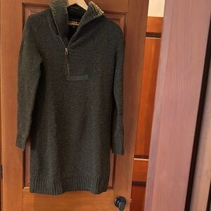 Ralph Lauren Rugby Dark Green Knit Sweater Dress